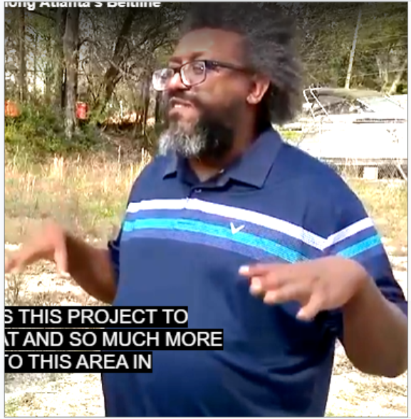 Mike Abebe WSB-TV interview screenshot