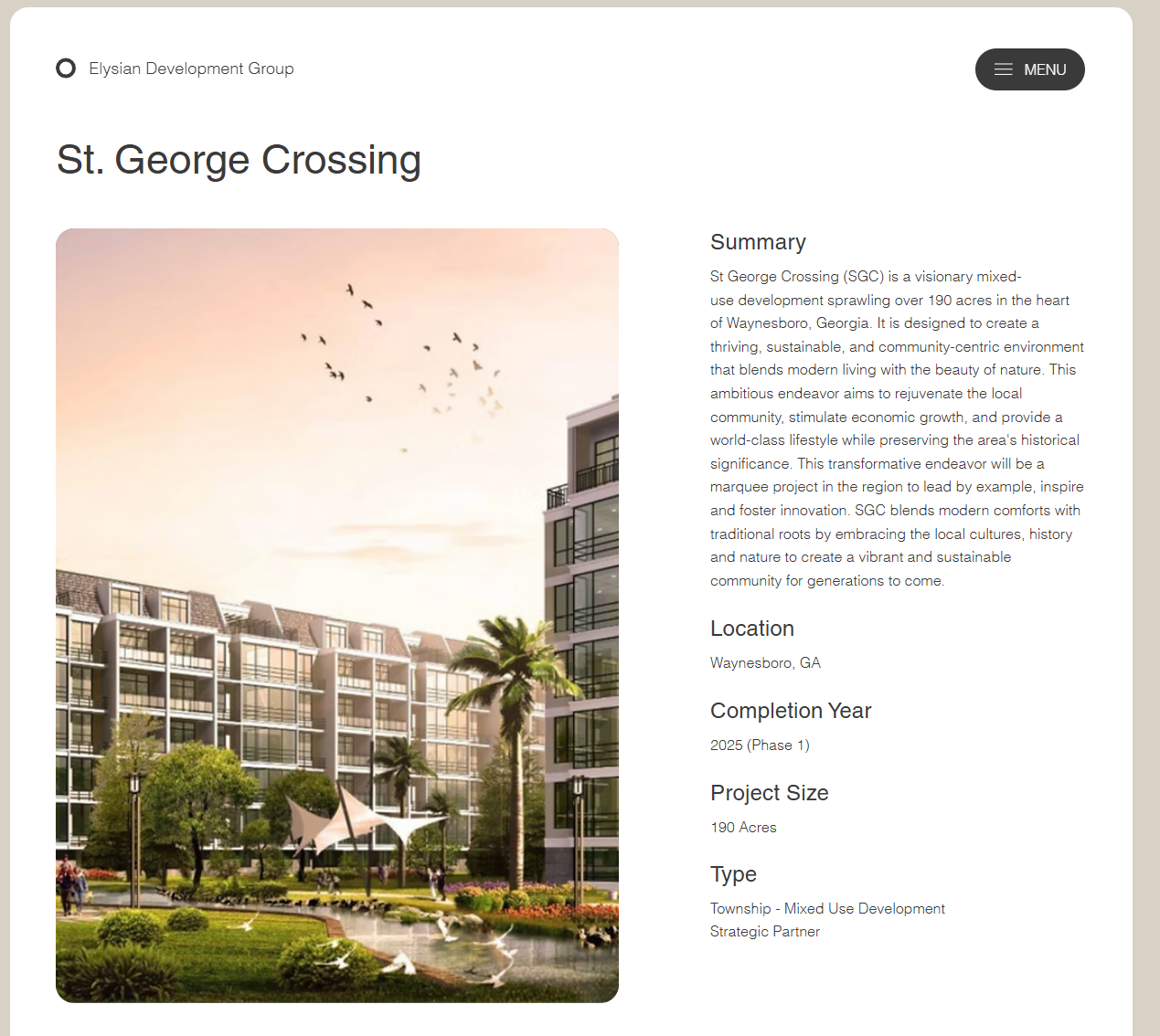 St George Crossing Rendering Main